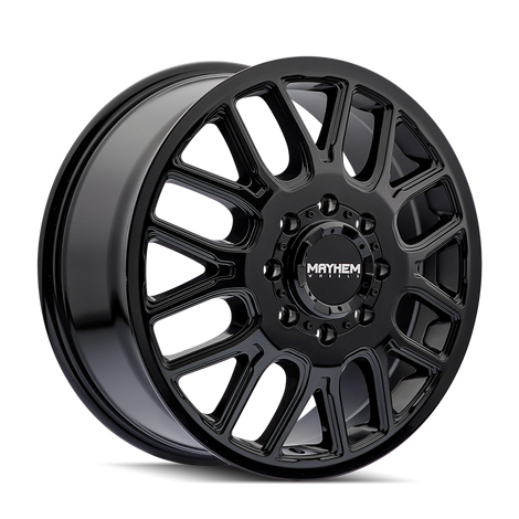 Cogent 8107D Dually Gloss Black Wheel <br> 11-26 Chevy Silverado GMC Sierra 3500 HD