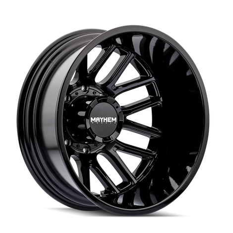 Cogent 8107D Dually Gloss Black Wheel <br> 20x8.25 / 8x210 BP/ -192mm Offset / 154.2mm Hub