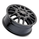 Cogent 8107D Dually Gloss Black Wheel <br> 17x6.5 / 8x210 BP / 125mm Offset / 154.2mm Hub