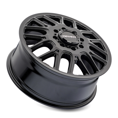 Cogent 8107D Dually Gloss Black Wheel <br> 17x6.5 / 8x210 BP / 125mm Offset / 154.2mm Hub