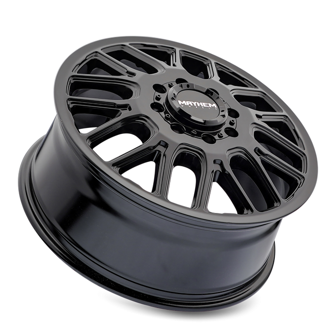 Cogent 8107D Dually Gloss Black Wheel <br> 17x6.5 / 8x210 BP / 125mm Offset / 154.2mm Hub