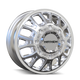 Cogent 8107D Dually Polished Wheel <br> 17x6.5 / 8x165.1 BP / 125mm Offset / 121.3mm Hub