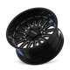 Utopia 8114 Black w/ Milled Spokes Wheel <br> 99-26 Ford F-250 F-350 Super Duty