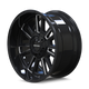 Apollo 8115 Black w/ Milled Spokes Wheel <br> 20x9 / 6x135 BP / 0mm Offset / 106mm Hub