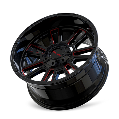 Apollo 8115 Black w/ Prism Red Wheel <br> 99-26 Ford F-250 F-350 Super Duty, 00-05 Excursion