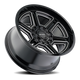Hermosa 8117 Black/Milled Wheel <br> 99-26 Ford F-250 F-350 Super Duty, 00-05 Excursion