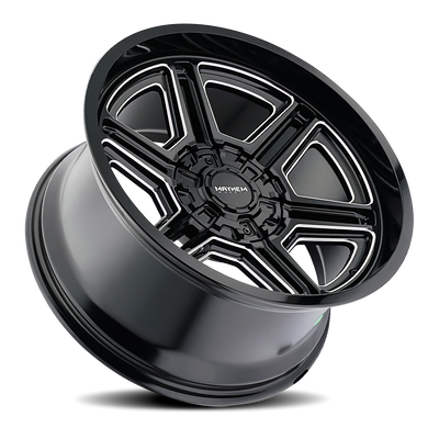 Hermosa 8117 Black/Milled Wheel <br> 99-26 Ford F-250 F-350 Super Duty, 00-05 Excursion