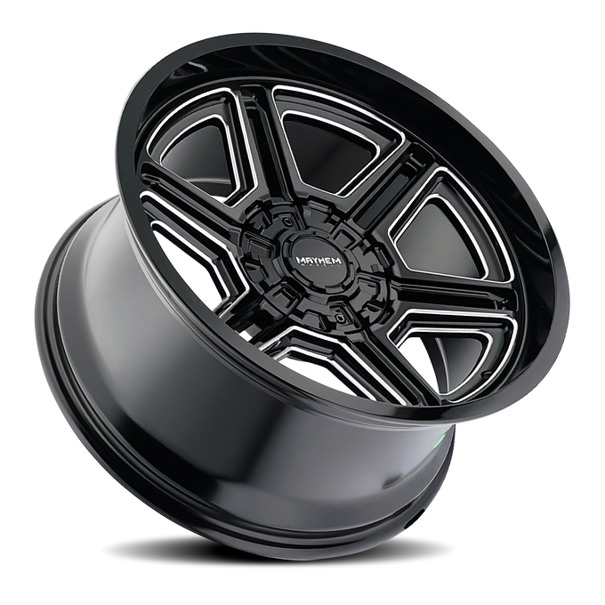 Hermosa 8117 Black/Milled Wheel <br> 99-26 Ford F-250 F-350 Super Duty, 00-05 Excursion