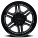 Hermosa 8117 Black/Milled Wheel <br> 99-26 Ford F-250 F-350 Super Duty, 00-05 Excursion