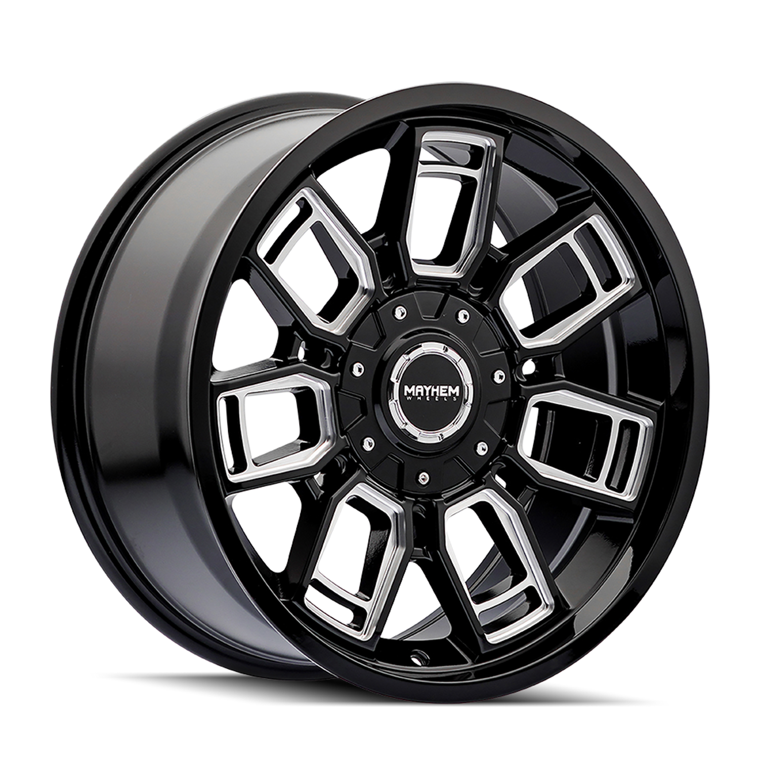 Ordinance 8118 Gloss Black Wheel w/ Milled Spokes <br> 20x9 / 5x127/139.7 BP / 87.1mm Hub