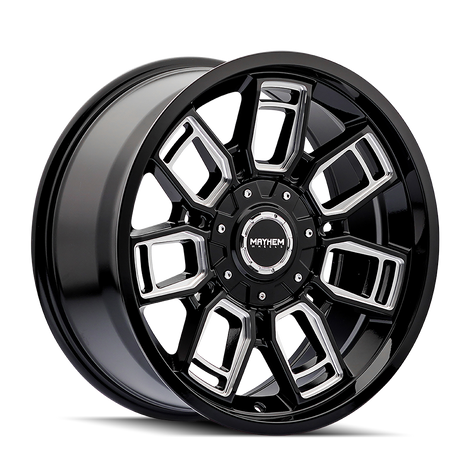 Ordinance 8118 Gloss Black Wheel w/ Milled Spokes <br> 20x9 / 5x127/139.7 BP / 87.1mm Hub