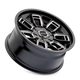 Ordinance 8118 Gloss Black Wheel w/ Milled Spokes <br> 20x9 / 5x127/139.7 BP / 87.1mm Hub