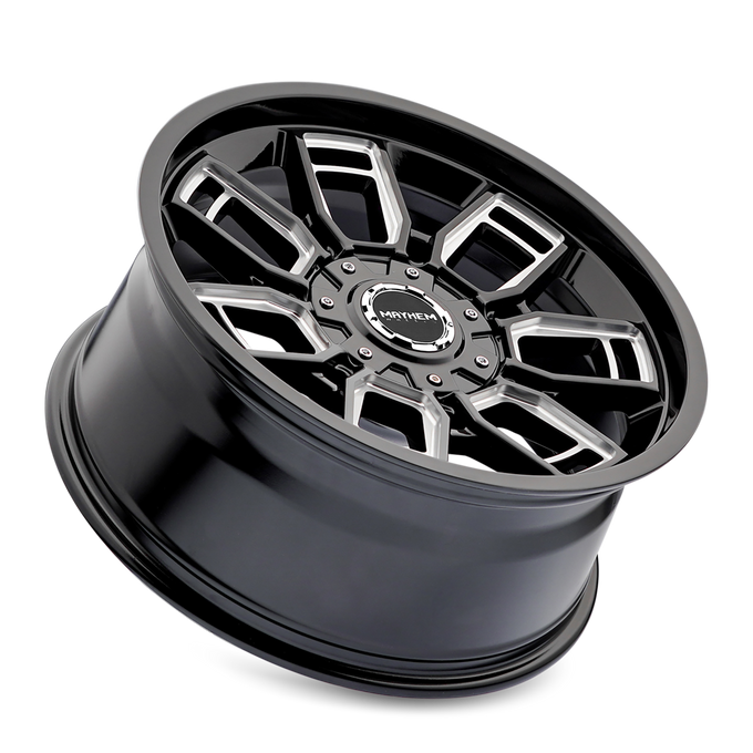 Ordinance 8118 Gloss Black Wheel w/ Milled Spokes <br> 20x9 / 5x127/139.7 BP / 87.1mm Hub