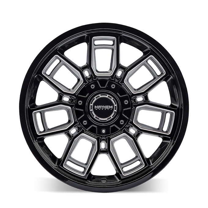Ordinance 8118 Gloss Black Wheel w/ Milled Spokes <br> 20x9 / 5x127/139.7 BP / 87.1mm Hub