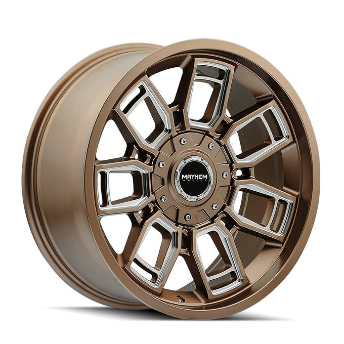 Ordinance 8118 Matte Bronze Wheel w/ Milled Spokes <br> 20x9 / 5x127/139.7 BP / 87.1mm Hub