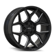Vanquish 8119 Gloss Black Milled Wheel <br> 20X9 / 6x135/6x139.7 / 0mm Offset / 106.1mm Hub