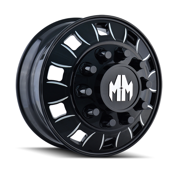 BigRig 8180 Inner Black Wheel <br> 24.5x8.25 / 10x285.75 BP / 168mm Offset / 220.1mm Hub