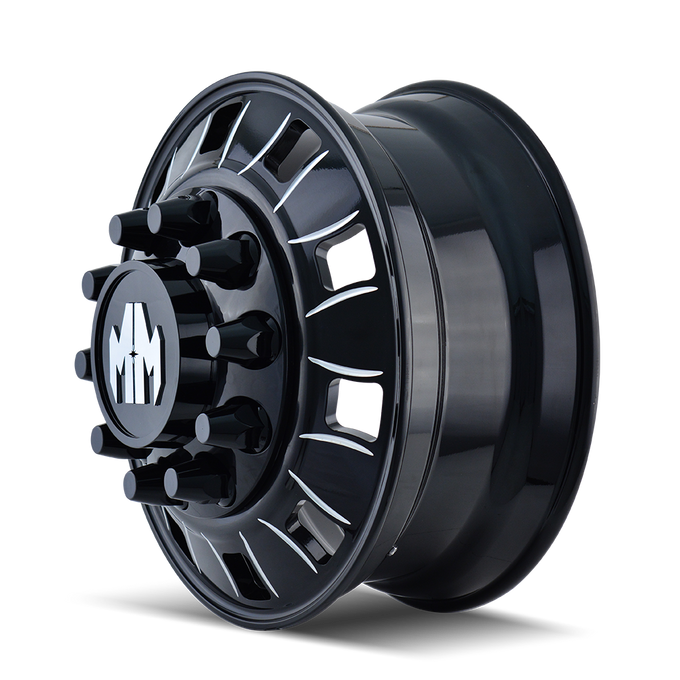 BigRig 8180 Inner Black Wheel <br> 24.5x8.25 / 10x285.75 BP / 168mm Offset / 220.1mm Hub