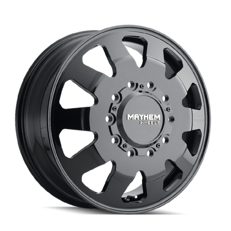 Challenger 8181 Dually Full Black Wheel <br> 22x8.25 / 10x225 BP / 169mm Offset / 170.1mm Hub
