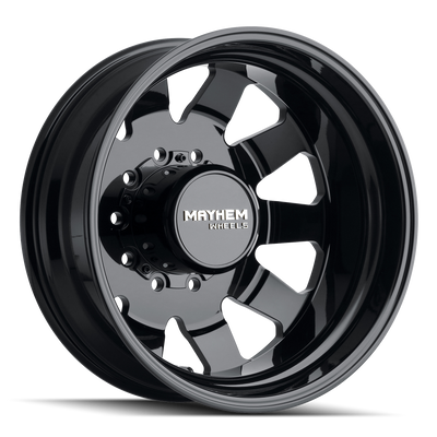 Challenger 8181 Dually Full Black Wheel <br> 22x8.25 / 10x225 BP / 169mm Offset / 170.1mm Hub