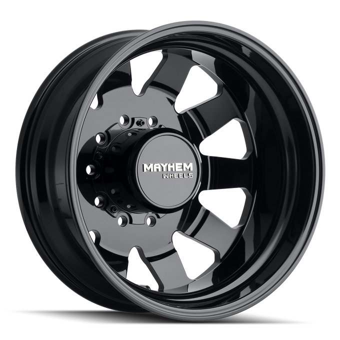 Challenger 8181 Dually Full Black Wheel <br> 22x8.25 / 10x225 BP / 169mm Offset / 170.1mm Hub