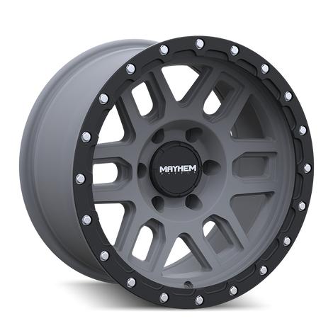 Delta 8304 Matte Gunmetal- Matte Black Lip Wheel <br> 99-26 Ford F-250 F-350 Super Duty, 00-05 Excursion