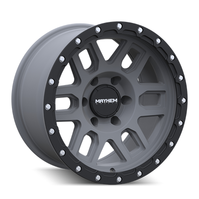 Delta 8304 Matte Gunmetal- Matte Black Lip Wheel <br> 99-26 Ford F-250 F-350 Super Duty, 00-05 Excursion