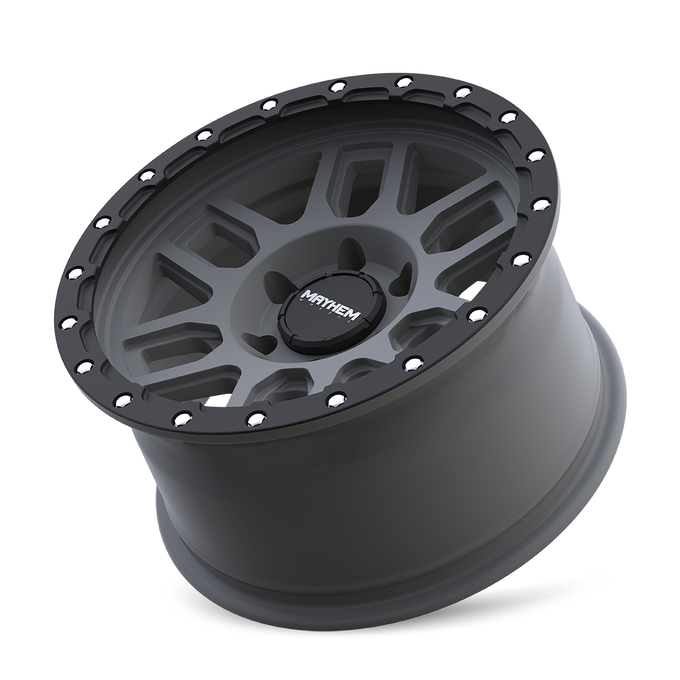Delta 8304 Matte Gunmetal- Matte Black Lip Wheel <br> 99-26 Ford F-250 F-350 Super Duty, 00-05 Excursion