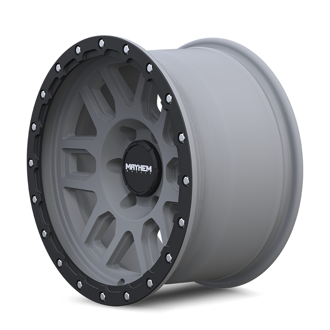 Delta 8304 Matte Gunmetal w/ Matte Black Lip Wheel <br> 17x9 / 6x139.7 BP / 0mm Offset / 106mm Hub