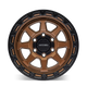 Ridgeline 8306 Satin Bronze/Black Lip Wheel <br> 17x8.5 / 5x127 BP/ -6mm Offset / 78.1mm Hub