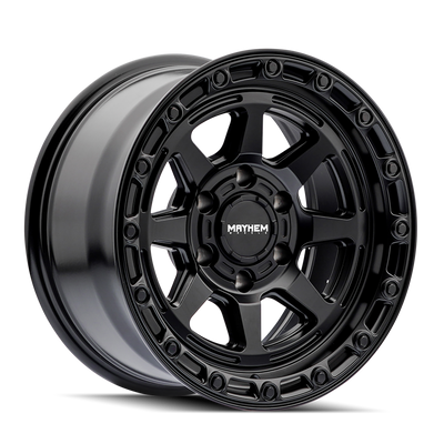 Ridgeline 8306 Satin Black Wheel <br> 17x8.5 / 5x127 BP/ -6mm Offset / 78.1mm Hub