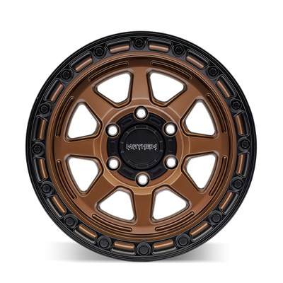 Ridgeline 8306 Satin Bronze/Black Lip Wheel <br> 17x8.5 / 6x139.7 BP / 6mm Offset / 106.1mm Hub