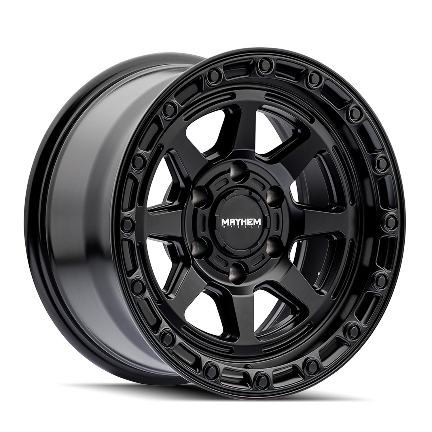 Ridgeline 8306 Satin Black Wheel <br> 17x8.5 / 6x139.7 BP / 6mm Offset / 106.1mm Hub