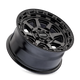 Ridgeline 8306 Satin Black Wheel <br> 17x8.5 / 6x139.7 BP / 6mm Offset / 106.1mm Hub