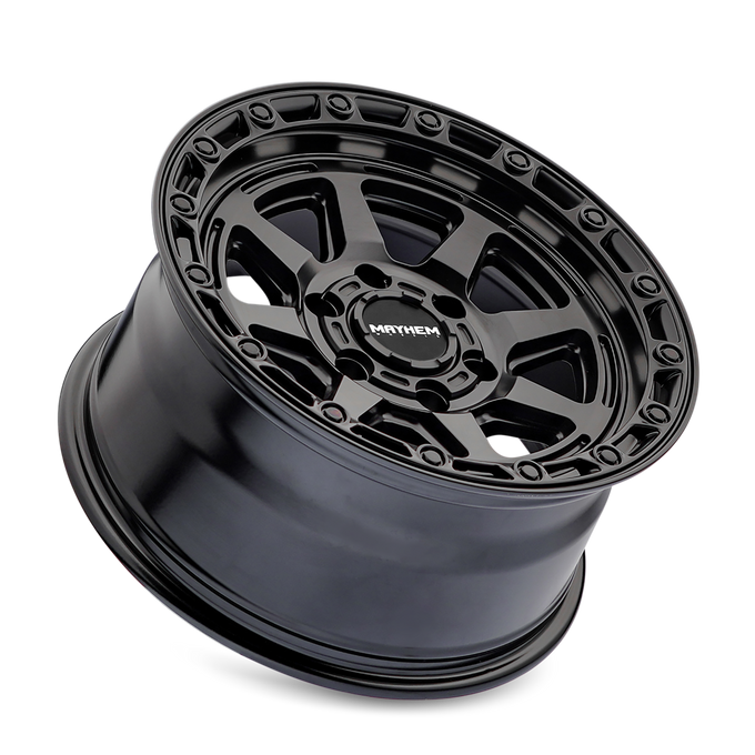 Ridgeline 8306 Satin Black Wheel <br> 17x8.5 / 6x139.7 BP / 6mm Offset / 106.1mm Hub