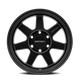 Convoy 8307 Satin Black Wheel <br> 17x9 / 5x127 BP / -6mm Offset / 78.1mm Hub