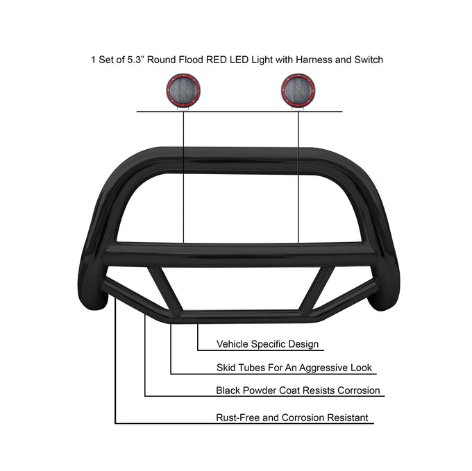 Max Bull Bar Kit <br>07-12 Hyundai Santa Fe
