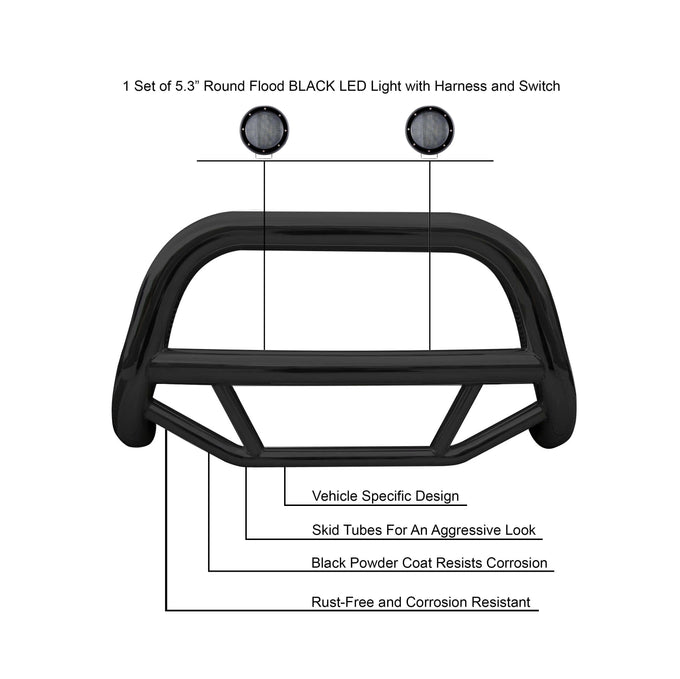 Max Bull Bar Kit <br>08-10 Jeep Grand Cherokee