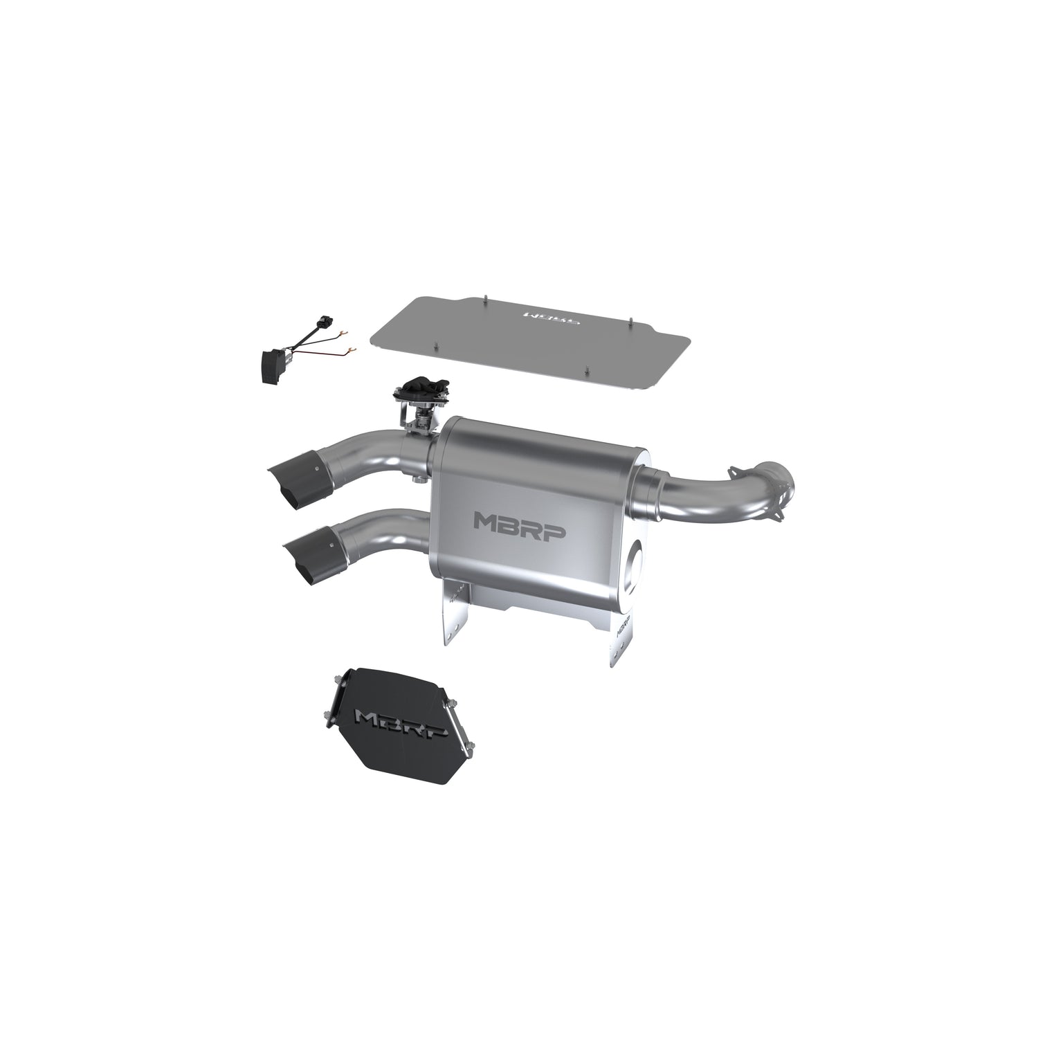 MBRP Exhaust SXS Active Exhaust<br> 19-21 Can-AM Maverick Turbo R