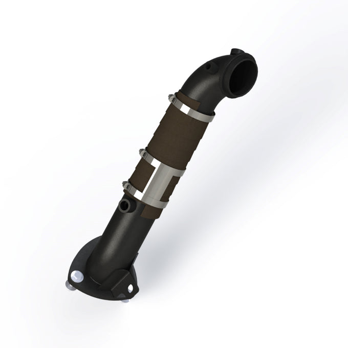 MBRP Exhaust Down Pipe<br> 15-16 Chevrolet/GMC Duramax 2500/3500