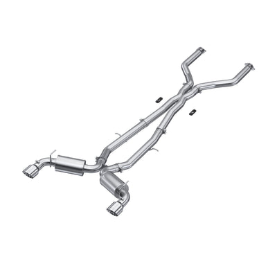 MBRP Exhaust Cat-Back System<br> 17-22 Infiniti Q60 3.0L RWD/AWD