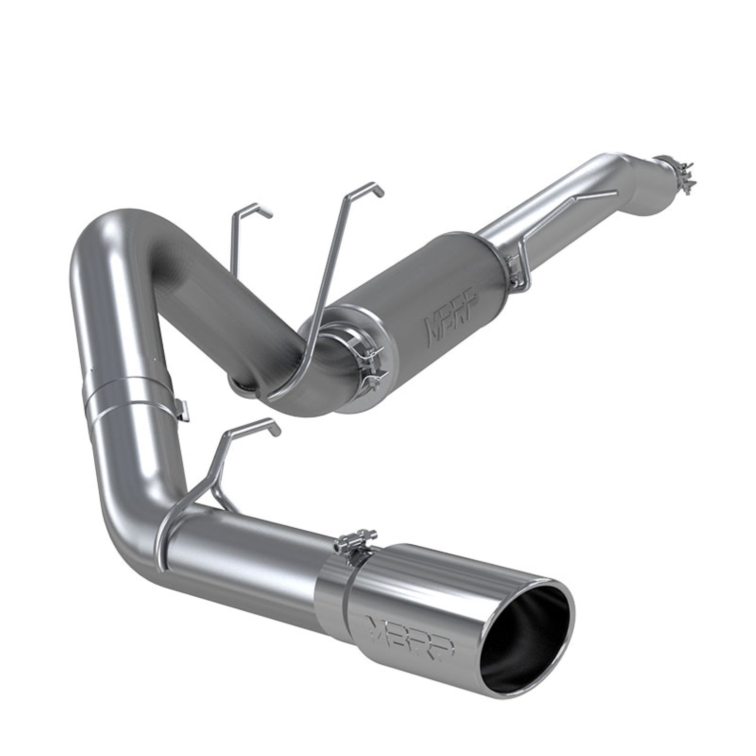 MBRP Exhaust Resonator-Back System<br> 17-24 Ford F250/F350, Super/Crew Cab, 6.2L, 6.8L, 7.3L