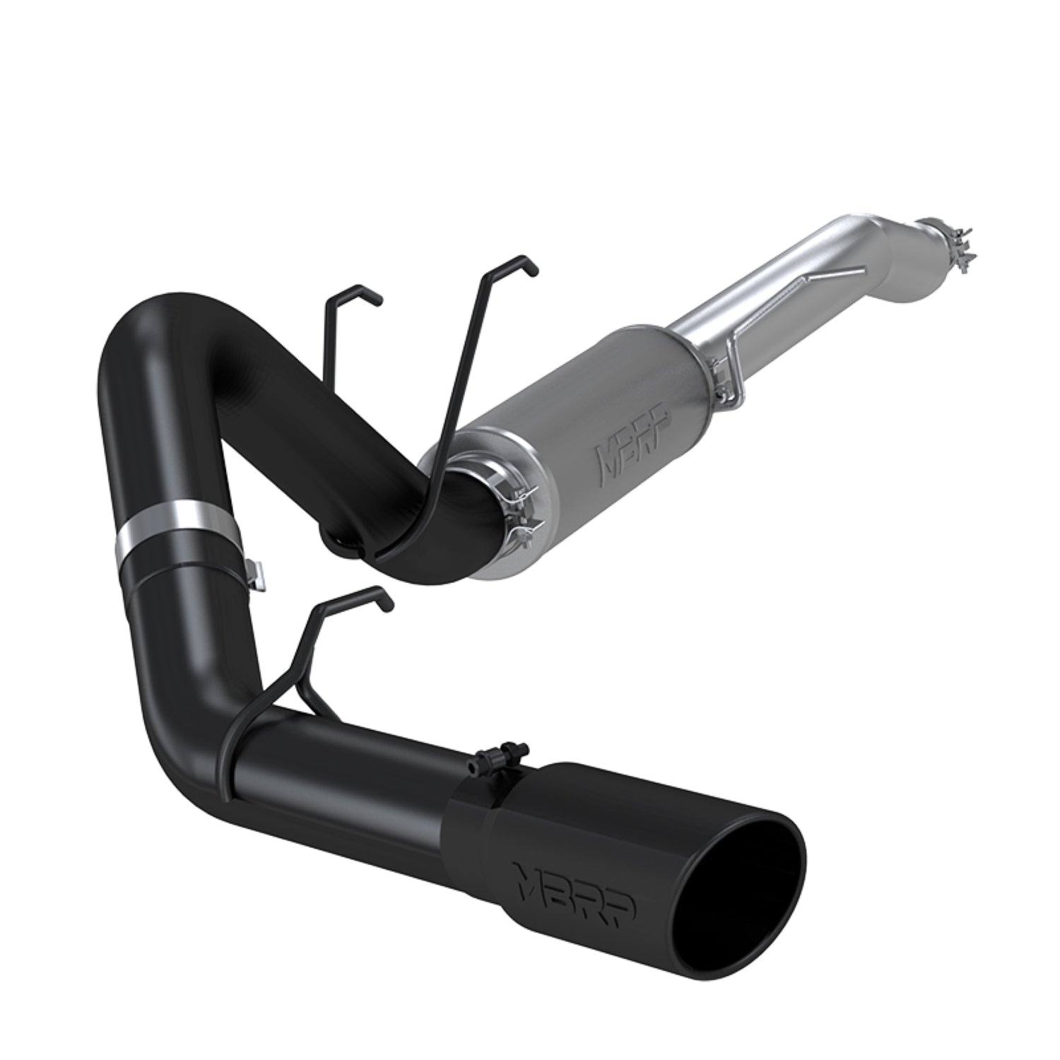 MBRP Exhaust Resonator-Back System<br> 17-24 Ford F250/F350, Super/Crew Cab, 6.2L, 6.8L, 7.3L