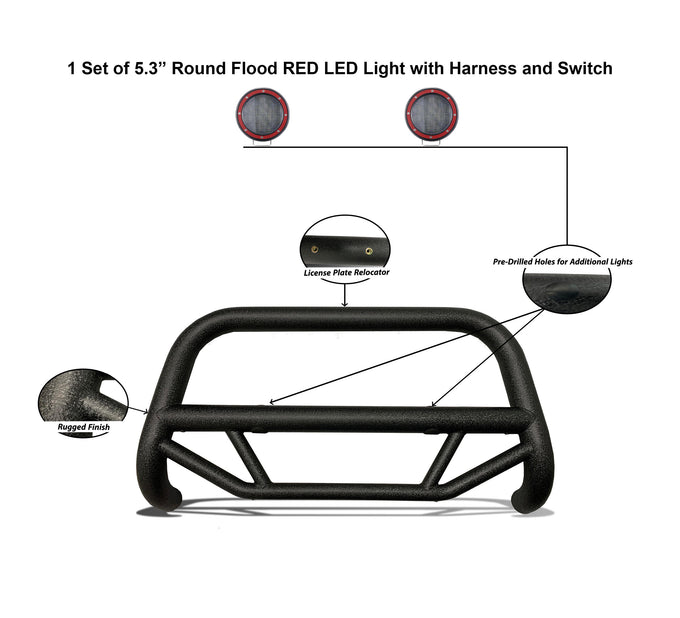 Max T Bull Bar Kit <br>99-06 Chevy Silverado 1500, GMC Sierra 1500
