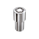 4-pack Long Shank Seat Exposed Wheel Lock Nuts <br> M12 x 1.5 Thread, 19 & 21mm Dual Hex x 1.75in L