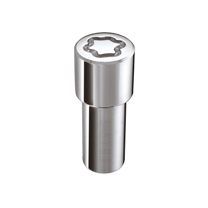 4-pack X-Long Shank Seat Exposed Wheel Lock Nuts <br> 7/16-20 Thread, 3/4 & 13/16in Dual Hex x 2.165in L