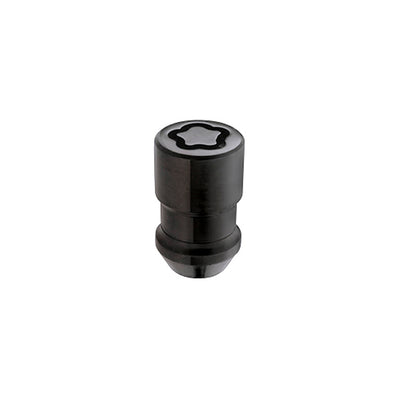 4-Pack Cone Seat Exposed Wheel Locks <br> 1/2-20 Thread, 3/4 & 13/16 Dual Hex x 1.28in L