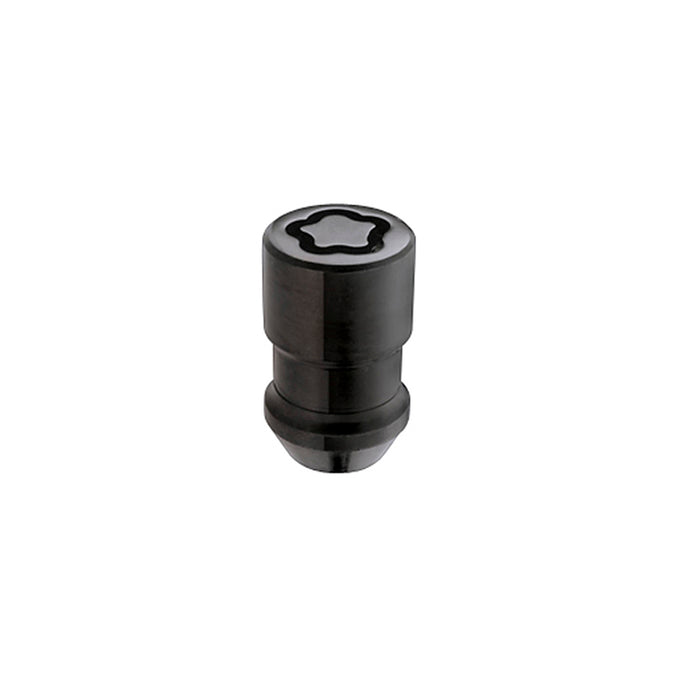 4-Pack Cone Seat Exposed Wheel Locks <br> 1/2-20 Thread, 3/4 & 13/16 Dual Hex x 1.28in L