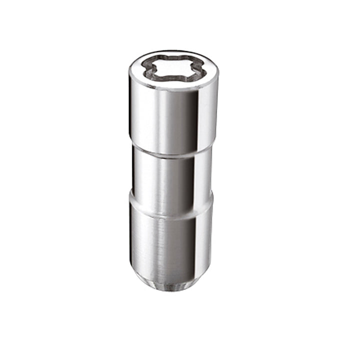 4-pack Cone Seat Exposed Style Wheel Locks <br> 1/2-20 Thread, 7/8in Hex x 2.50in L