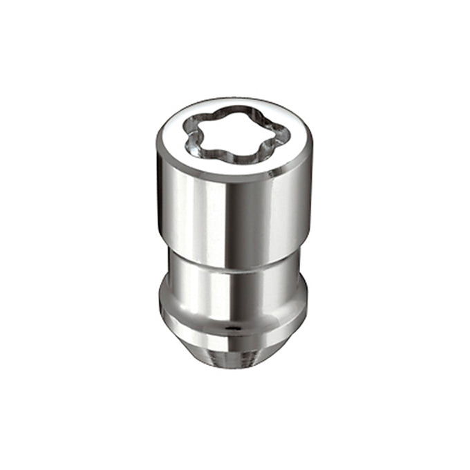 4-Pack Cone Seat Exposed Wheel Lock Nuts <br> 1/2-20 RH-LH x 3/4 & 13/16in Dual Hex x 1.46in L